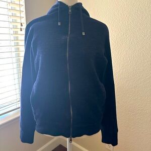 Capobianco Navy Blue Zip-Up Hoodie